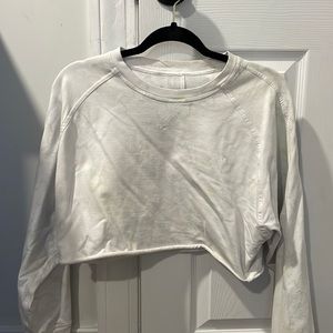 All yours cropped lululemon hoodie tie dye